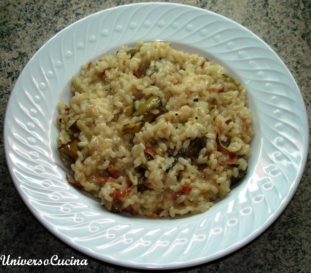 Il risotto impiattato